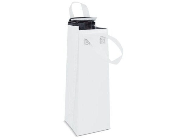 Bolsa isotérmica Cata para vino con revestimiento aluminio Blanco detalle 3