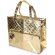 Bolsa elegante de non woven personalizada oro