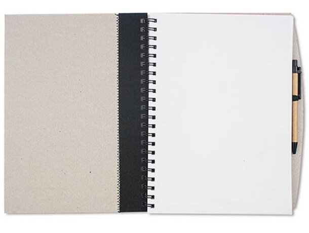 Cuaderno a4 carton reciclado Dipa rojo