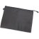 Bolsa grande de pvc con cremallera personalizada negra