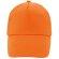 Gorra algodón peinado premium Narón naranja