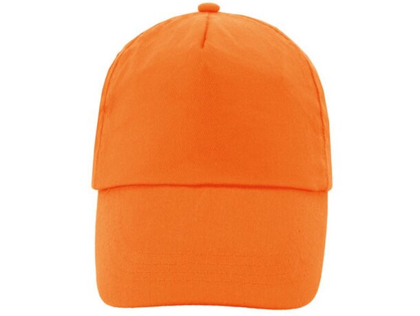 Gorra algodón peinado premium Narón naranja