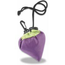 Bolsa plegable con forma de berenjena Bolsa plegable con forma de berenjena
