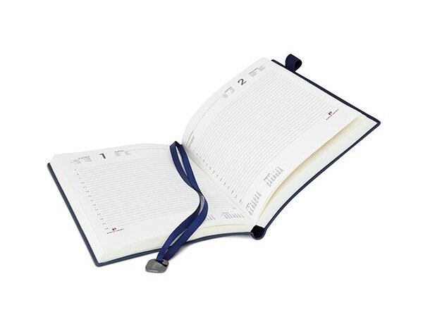 Agenda Pierre Cardin profesional con placa personalizable Gris detalle 6
