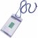Porta credenciales vertical pvc