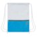 Bolsa mochila Luxory blanco/azul claro