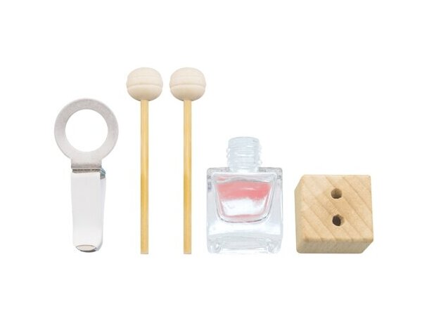 Ambientador de coche Pure madera y vidrio con aroma océano Rojo detalle 8
