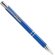 Bolígrafo automático de metal azul