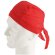 Bandana de algodón de colores rojo
