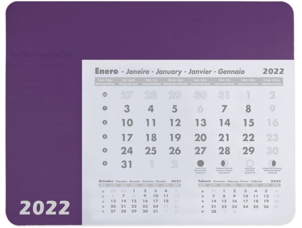 Alfombrilla Calendario 2022 personalizada
