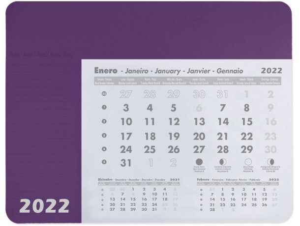 Alfombrilla Calendario 2022 personalizada