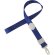 Lanyard con cierre ajustable azul