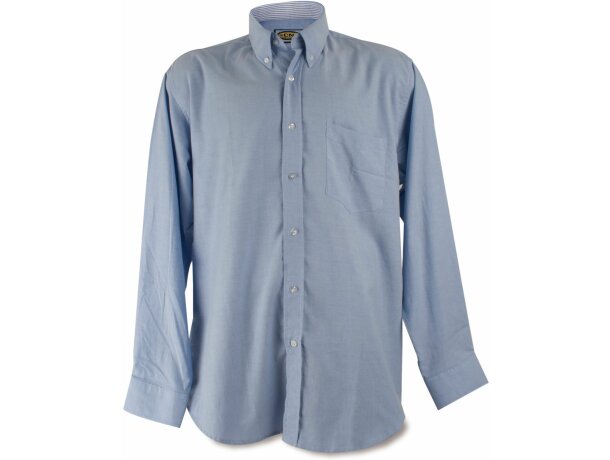 Camisa estilo náutico de hombre azul