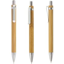 Portaminas corporativo Hela de bambú y grafito