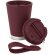 Vaso térmico hermético Tulcán 380ml con cinta de transporte Granate detalle 14