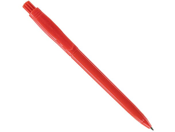 Bolígrafo de plástico y sencillo fino rojo