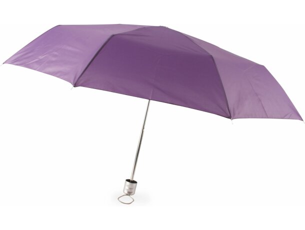 Paraguas Plegable de mano personalizado lila Paraguas Plegable de mano personalizado lila