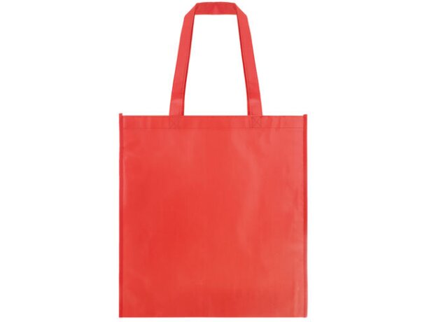 Bolsa non woven laminado color mate rojo