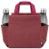Bolsa nevera Yaky con interior aislante y bolsillos laterales Burdeos detalle 5