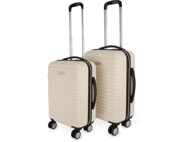 Juego de maletas con 2 trolleys grabado