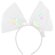 Diadema con luces LED Mis para eventos y celebraciones Blanco detalle 1