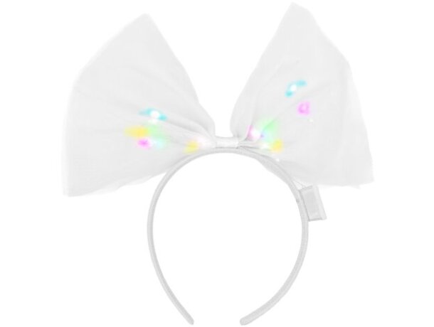 Diadema con luces LED Mis para eventos y celebraciones Blanco detalle 1