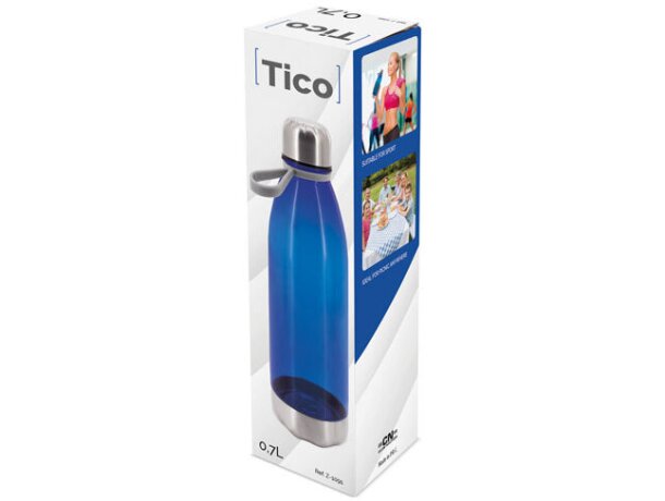 Botella tritan Tico azul royal