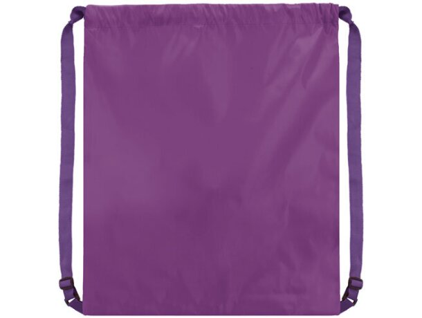Mochila saco con cintas ajustables Lila detalle 1