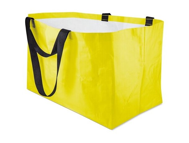 Bolsa polipropileno laminado brillo Merlin gran capacidad Amarilla detalle 1