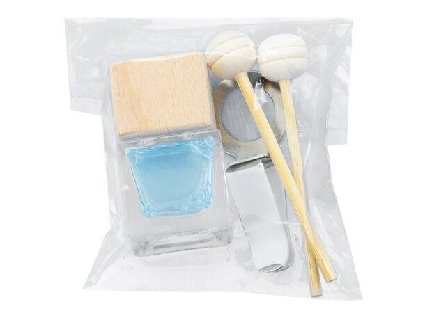 Ambientador de coche Pure madera y vidrio con aroma océano Azul detalle 2