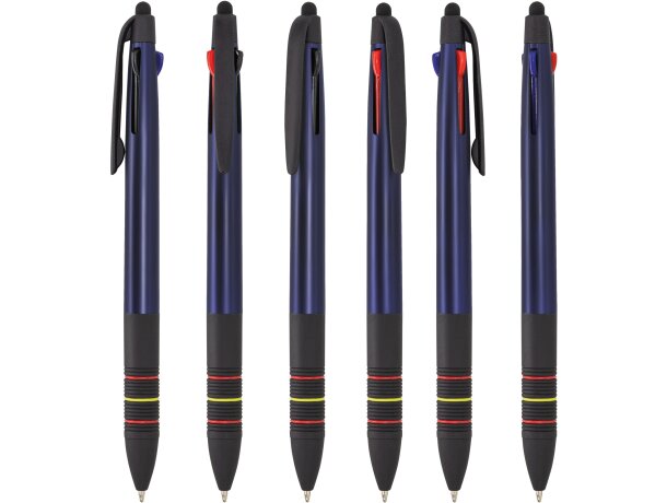 Bolígrafo puntero táctil 3 colores bandera Hispania Verde detalle 19