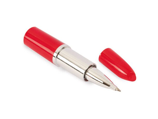 Bolígrafo con forma de pintalabios barato rojo