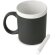 Mug de cerámica pizarra Tizal 320ml con tiza incluida Blanco