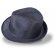 Sombrero con ala irregular personalizado azul marino