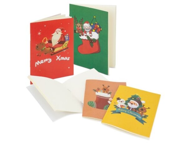 Set 20 libretas navideñas Artikum con 5 diseños diferentes detalle 6