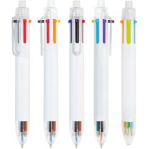 Set bolígrafo 6 colores Creativ en ABS multicolor