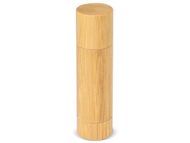 Bálsamo labial bambú Malyn con aroma vainilla detalle 1