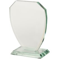 Trofeo de cristal personalizado con base 12.5x16 cm para grabar personalizado