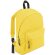 Mochila con bolsillo exterior pequeño amarilla