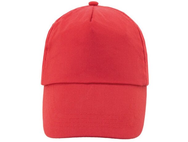 Gorra algodón peinado premium Narón rojo