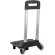 Carretilla trolley plegable Kassel en aluminio natural ligero detalle 6
