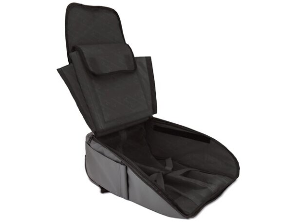 Mochila trolley Pierre Delone Traveller convertible Gris detalle 16