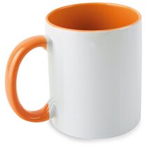 Taza para sublimación interior de color personalizada azul