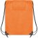 Bolsa mochila de nylon con cuerdas naranja