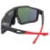 Gafas deportivas Olympia con protección UV400 y lentes espejo Rojo detalle 12
