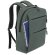 Mochila portaordenador soft-touch Davis PU resistente al agua Verde detalle 12