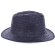 Sombrero de paja de colores azul