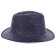 Sombrero de paja de colores azul