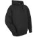 Sudadera con capucha Yorker de vellón cepillado 280 g/m² Negro