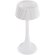 Lámpara de mesa recargable Weston con control táctil Blanco